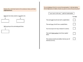 Year 6 SPaG / GaPS 2 questions per day SATs