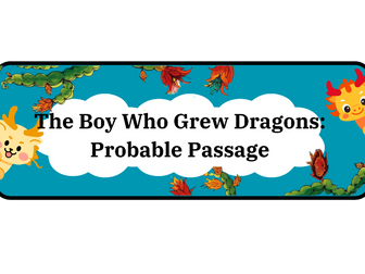 The Boy Who Grew Dragons - Probable Passage (Book Blessing)