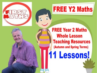 FREE Year 2 YouTube Maths PowerPoint Whole Lesson Resources (Autumn and Spring Terms)