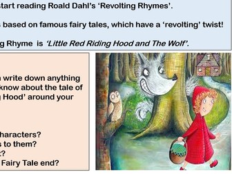 KS3 Roald Dahl Revolting Rhymes