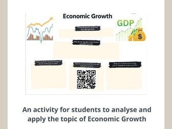 A-Level Economics: Economic Growth Summary Sheet & Policy Revision Activity (AQA/Edexcel/OCR)