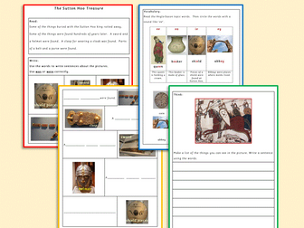 Anglo-Saxons SEN Worksheets: Sutton Hoo