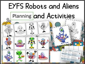 EYFS Robots and Aliens Planned Activities