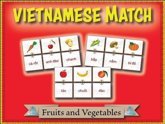 Vietnamese Match - Fruits and Vegetables