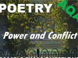 AQA CONFLICT AND POWER ANTHOLOGY POETRY MATCHING PAIRS ACTIVITY GAME KS4