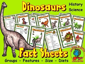 Dinosaurs Fact Sheets
