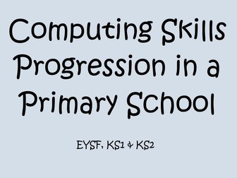 Computing Skills Assessment Tool - Primary