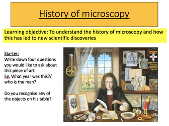 The history of microscopes (comparing Electron and light)  AQA