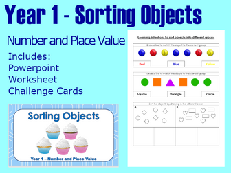 Sorting Objects - Year 1 - Maths Lesson