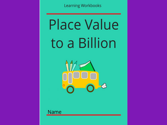 Place Value to a Billion Workbook