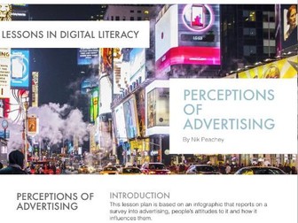 Perceptions of Advertising - Lessons in Digital Literacy