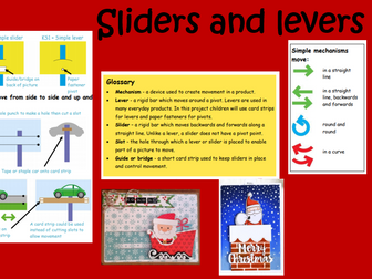 Moving Mechanisms - Christmas Sliders & Levers