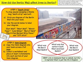 How did the Berlin Wall affect lives in Berlin?