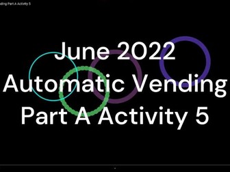 BTEC IT Unit 2 VIDEO WALKTHROUGHS & written answers for the June 2022 Automatic Vending exam
