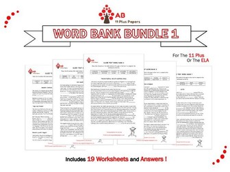 Word Bank Bundle 1