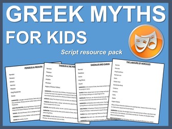 Greek Myth scripts for kids
