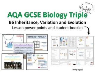 AQA B6 Inheritance, Variation and Evolution Triple (17-18 lessons)
