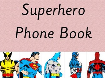 Superhero Phone Book