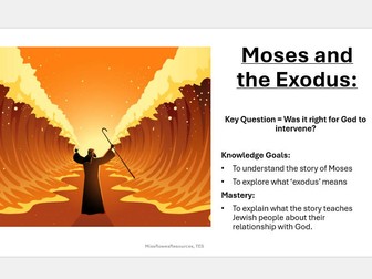 Moses and the Exodus Lesson