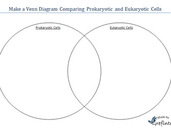 Template for a Venn Diagram Comparing Prokaryotic and Eukaryotic Cells