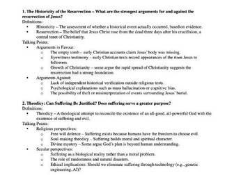 Discussion Prompts - Debating Club/A Level