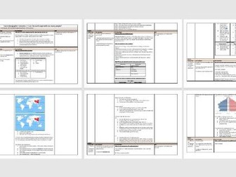 Year 8 - Population - Geography - Scheme of Work/Learning