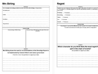 An Inspector Calls revision booklet