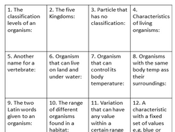 B1 Revision Flip cards Differentiated and Extension