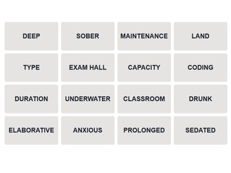 AQA Psychology Memory Connections Games (NEW SPEC)