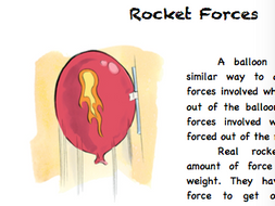 Rockets and forces worksheet | Teaching Resources