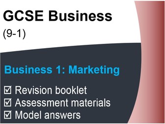 GCSE Business (9-1) OCR - Marketing - Assessment & Revision resource pack