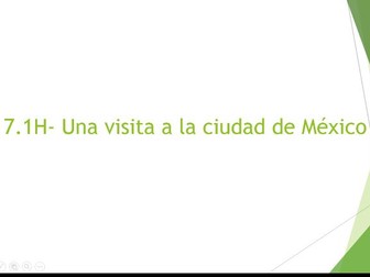 Theme 3 Unit 7.1H GCSE Spanish 2026 Kerboodle