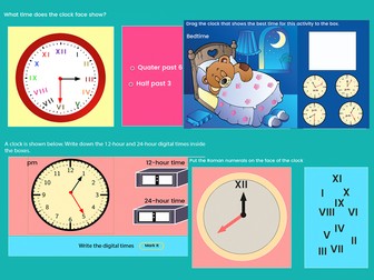 Read, Write and Calculate with Time - Year 3