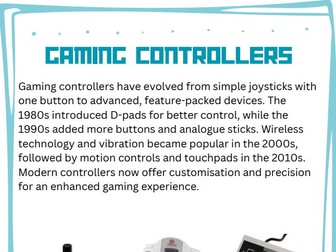 Cover - Design a gaming controller