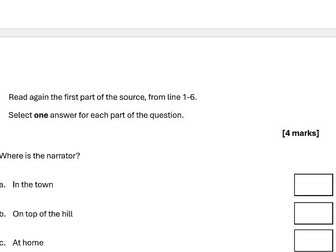 AQA English Language NEW STYLE PAPER 1 - Kala