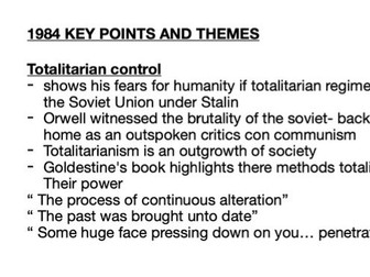 1984 Revision Themes