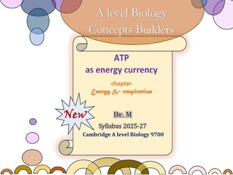 ATP: Universal Energy Currency WS with answers - A lev Energy & respiration