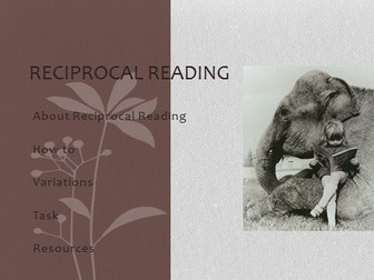 Reciprocal Reading / Teaching Staff Meeting / Presentation