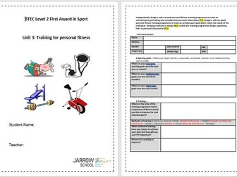 BTEC Sport First Award Level 2 Booklets