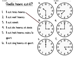 Time in French