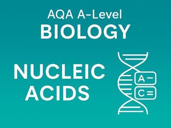 A Level Biology: Nucleic Acids Activity Pack