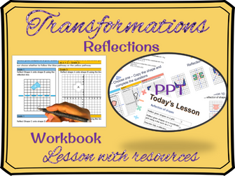 Transformations - Reflections Lesson (download, print and teach)