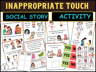 Inappropriate Touching Social Story