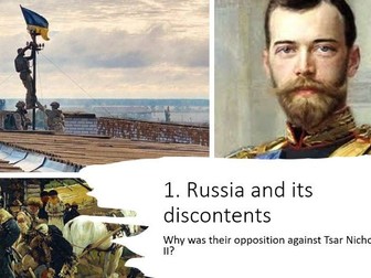 Russian Revolution – Russia and its discontents 1900
