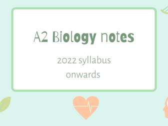 A Level Biology notes (A2)
