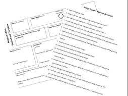 Physics Revision Mats & Questions (AQA)