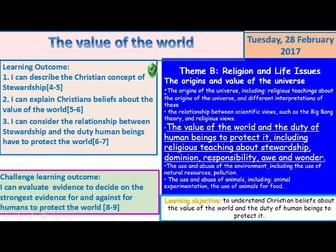 Religion and Life Unit AQA 9-1