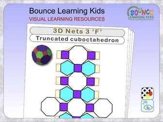 3D nets (3D shapes) by BounceLearningKids | Teaching Resources