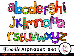 Hand Drawn Lowercase Alphabet Clip Art | Teaching Resources