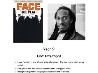 Scheme of Work and Booklet for Face The Play (Benjamin Zephaniah)